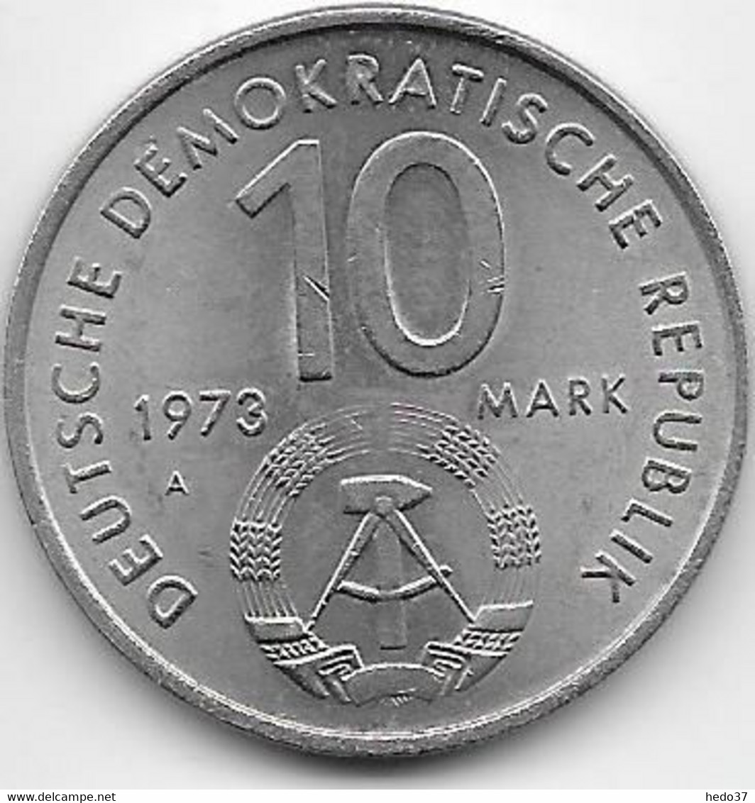 Allemagne DDR - RDA - 10 Mark 1973 - 5 Marcos