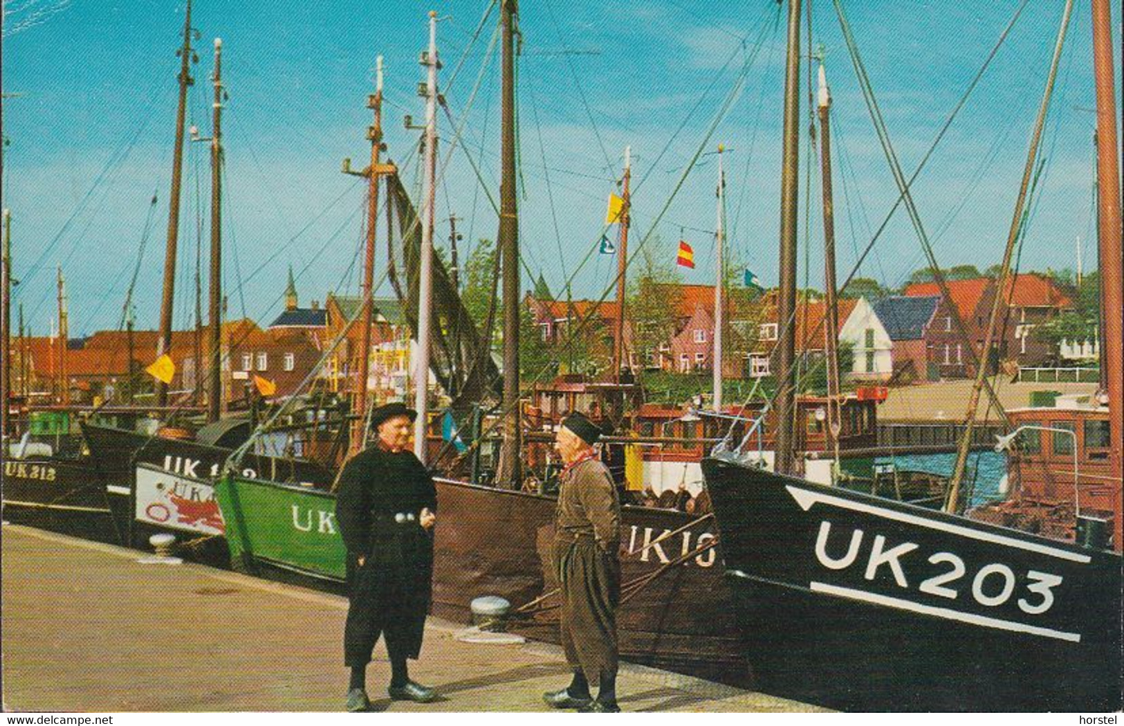 Netherland - Urk - Harbour - Fishingboats - Fischerboote - Nice Stamp - Urk