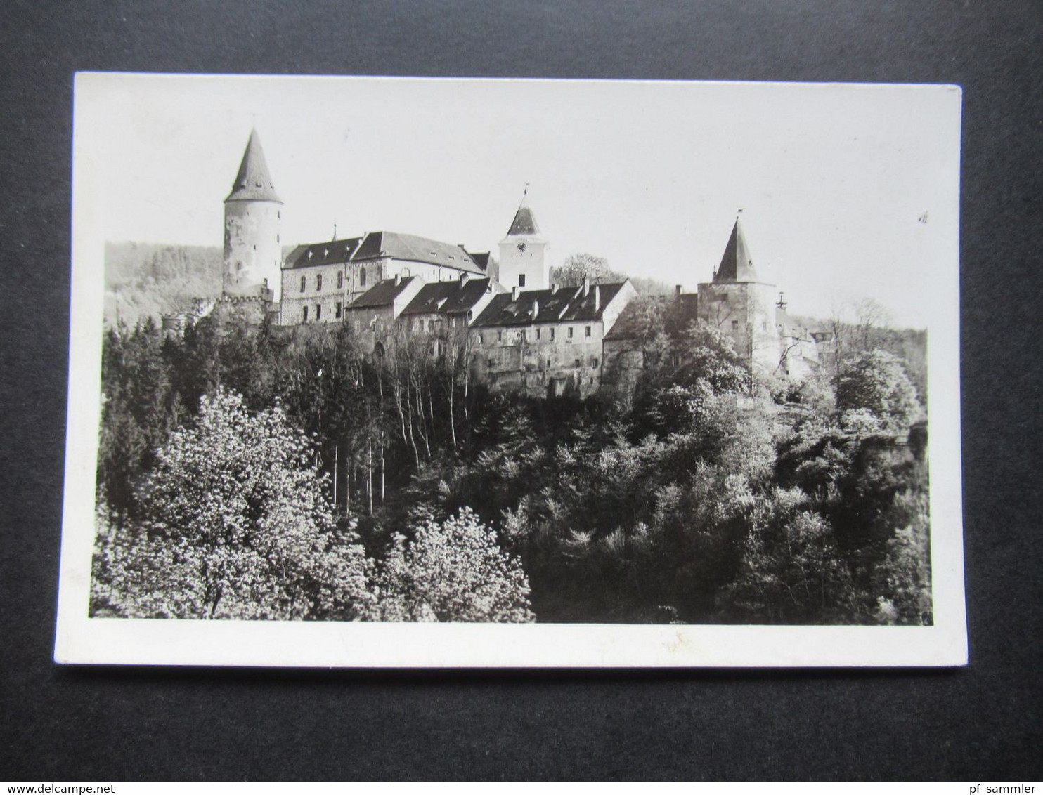 CSSR / Tschechoslowakei 8.12.1938 Echtfoto AK Hrad Krivoklat / Schloss - Czech Republic