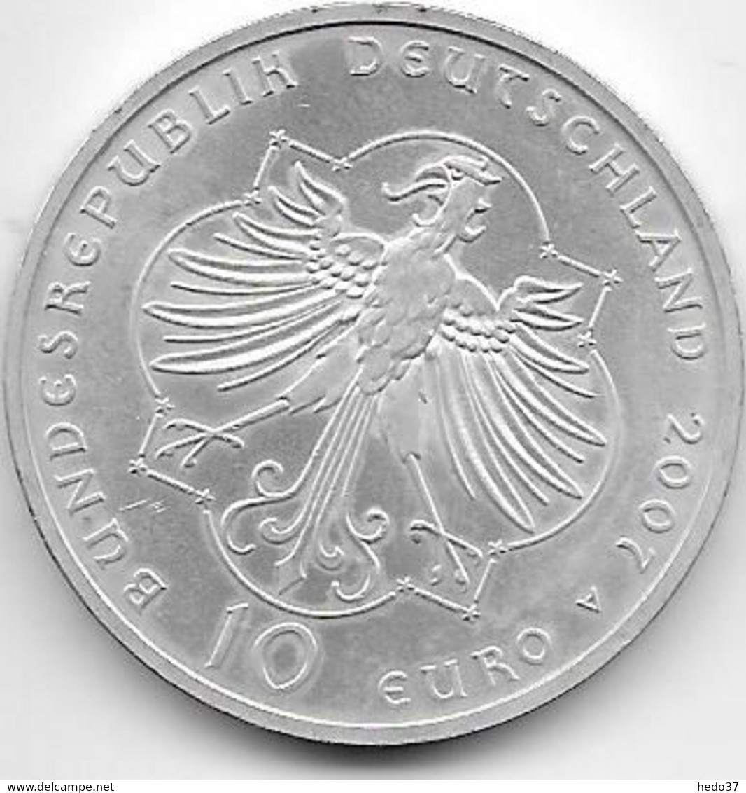 Allemagne - 10 Euro € 2007 - Argent - Herdenkingsmunt