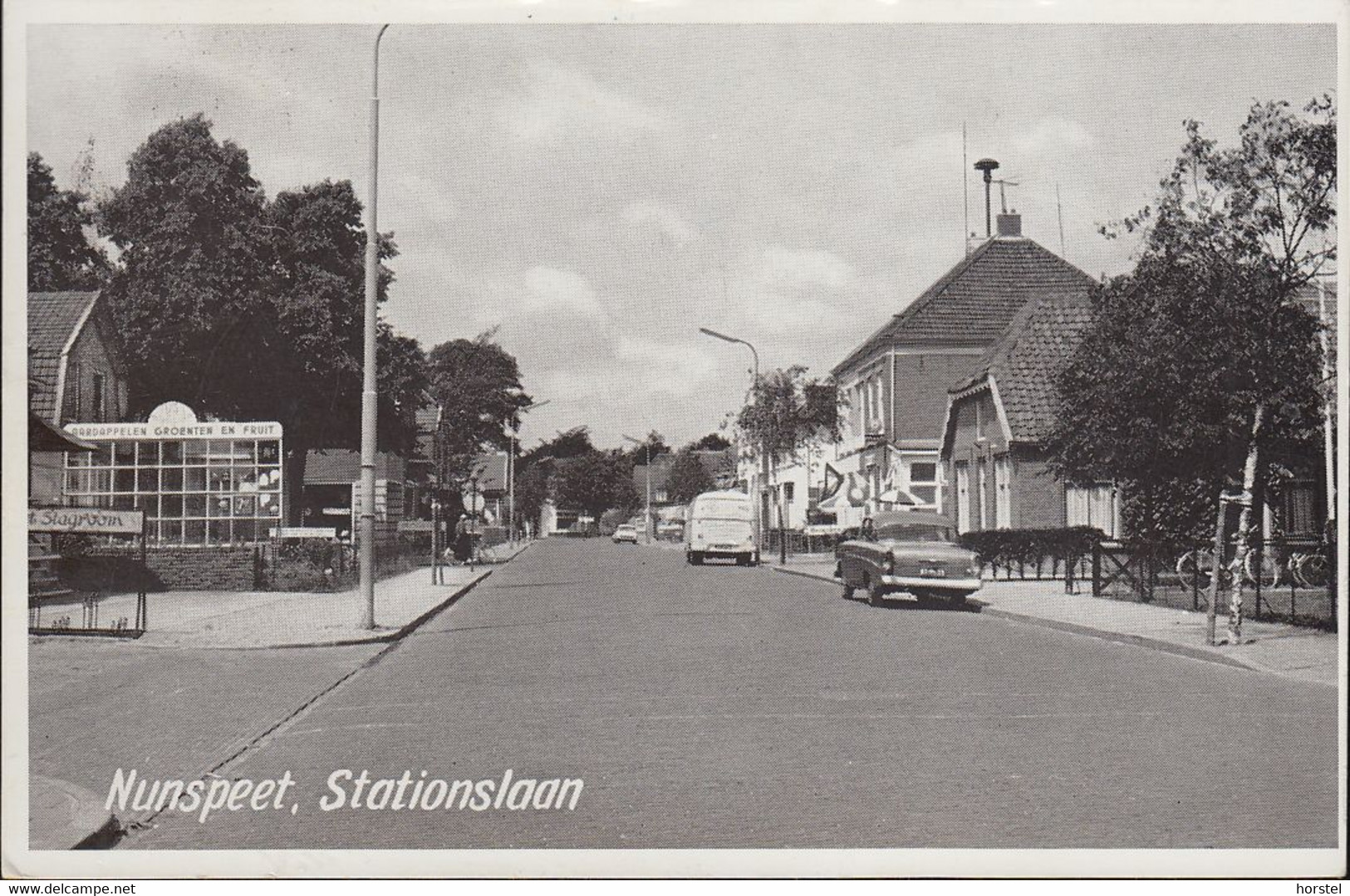 Netherland - Nunspeet - Stadionslaan - Street View - Cars - Opel - Nice Stamp 1962 - Nunspeet