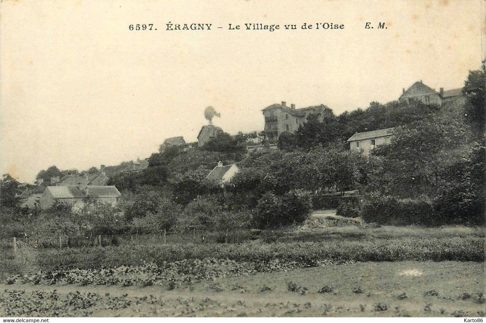 éragny * Le Village Vu De L'oise - Eragny