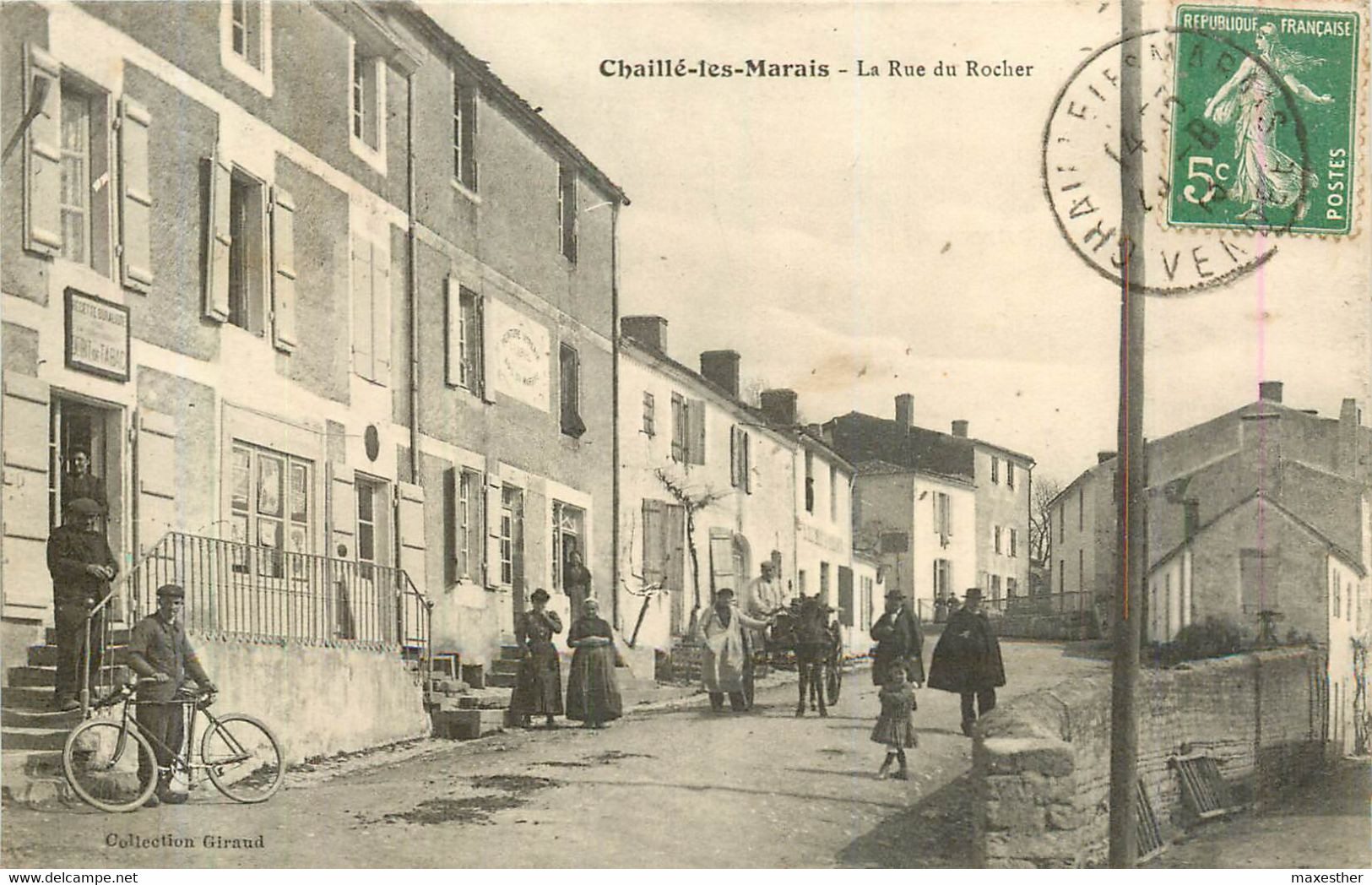 CHAILLÉ LES MARAIS La Rue Du Rocher - Chaille Les Marais