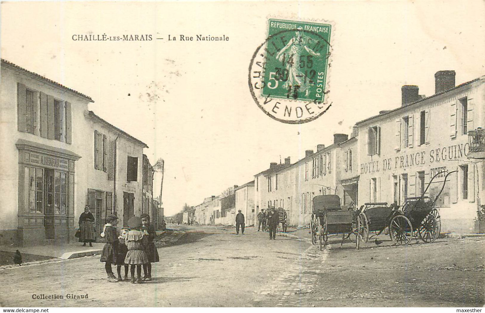 CHAILLÉ LES MARAIS La Rue Nationale - Chaille Les Marais