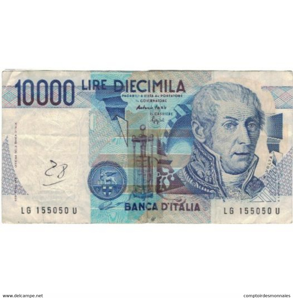 Billet, Italie, 10,000 Lire, 1984, 1984-09-03, KM:112c, TB+ - 10.000 Lire