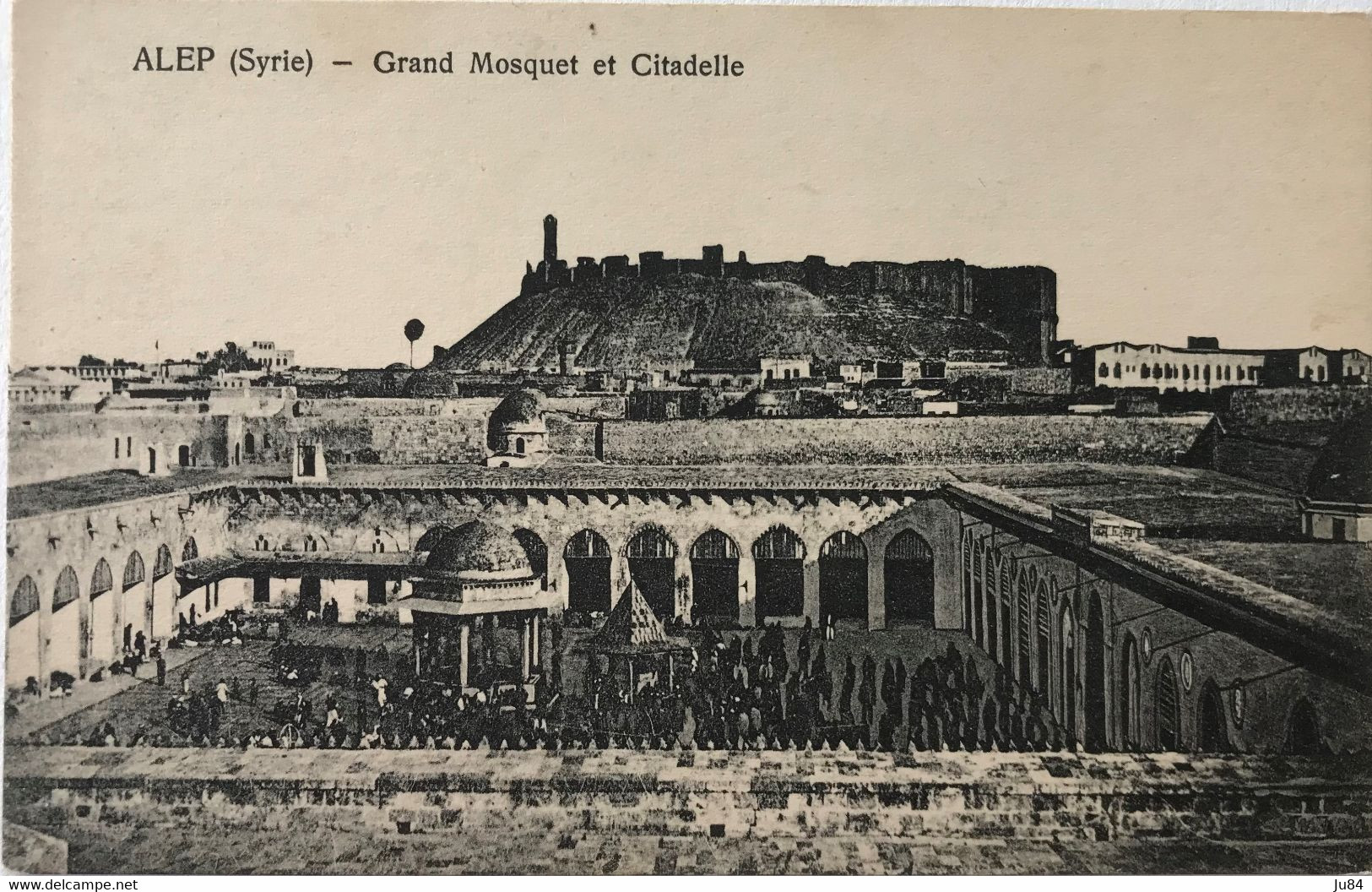 Syrie - Alep - Grand Mosquet Et Citadelle - Carte Postale Non Voyagée - 26 Février 1922 - Syrie