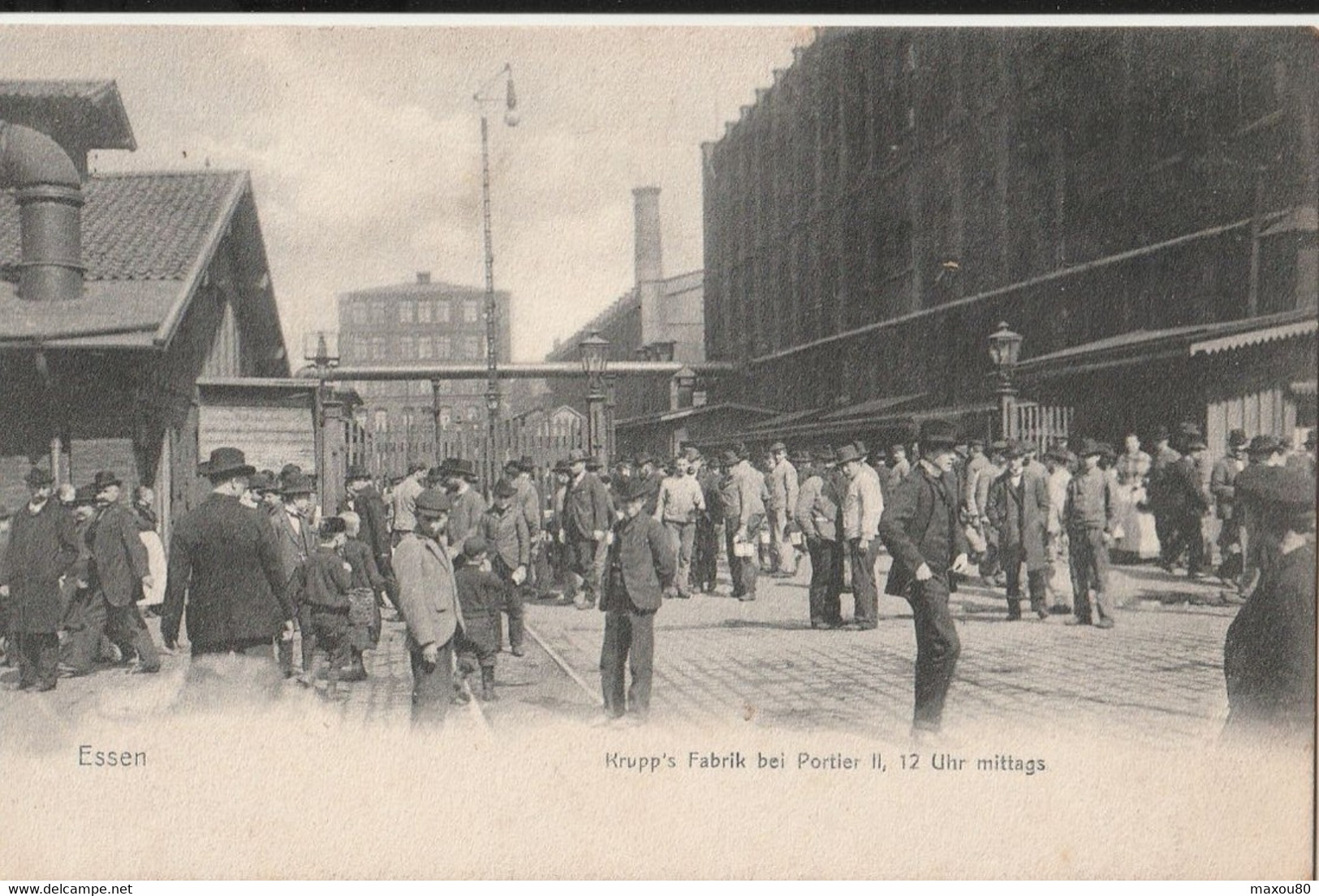 ESSEN  -  Krupp's Fabrik Bei Portier - Essen