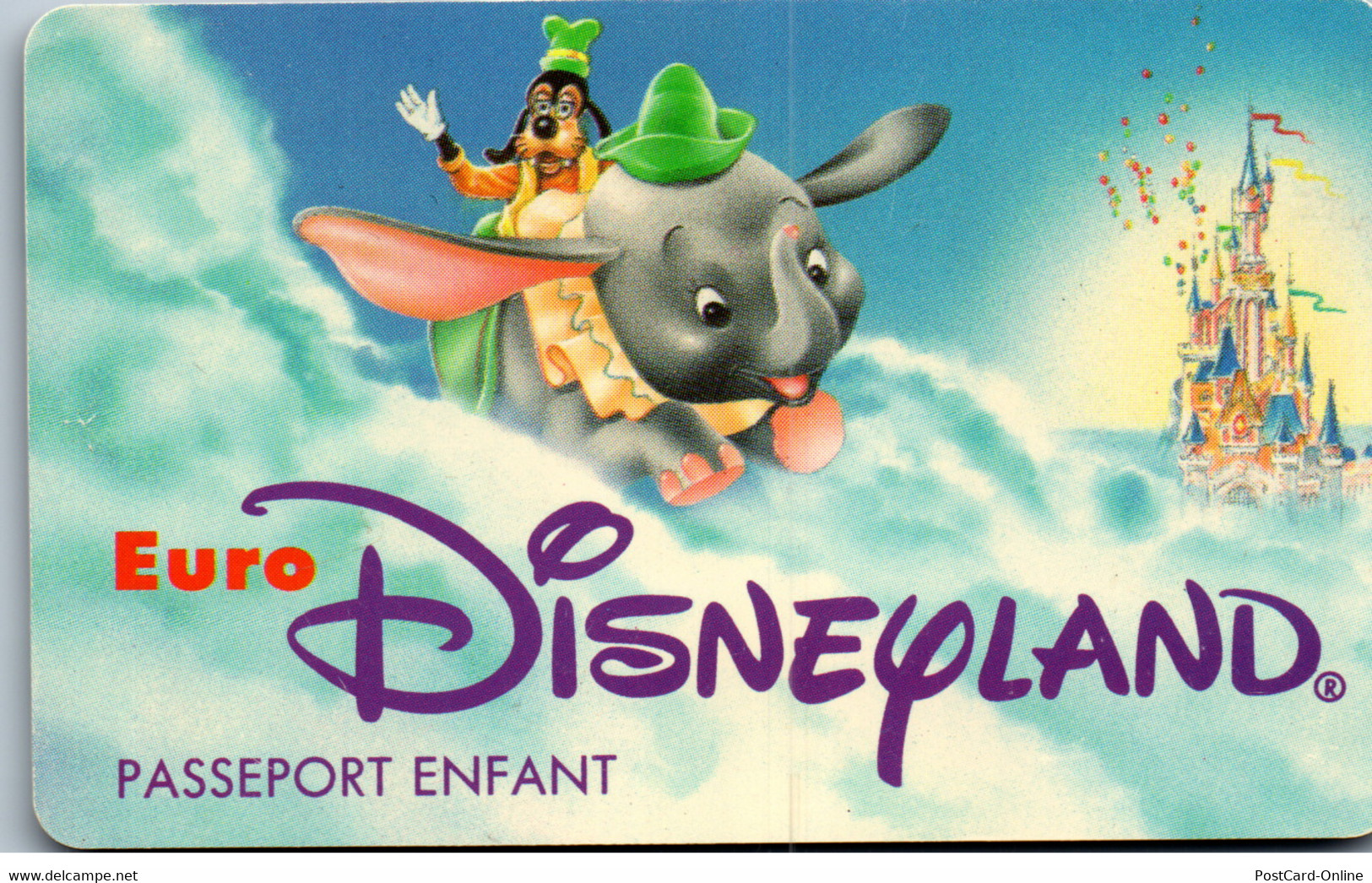 29130 - Frankreich - Euro Disneyland , Passeport Enfant - Toegangsticket Disney