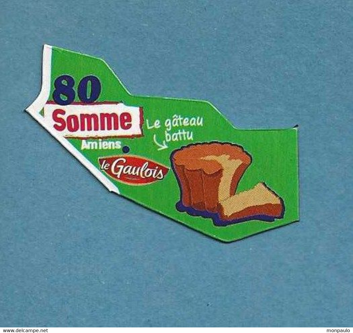 Magnets. Magnets "Le Gaulois" Départements Français. Somme (80) (le Gâteau Battu) - Autres & Non Classés
