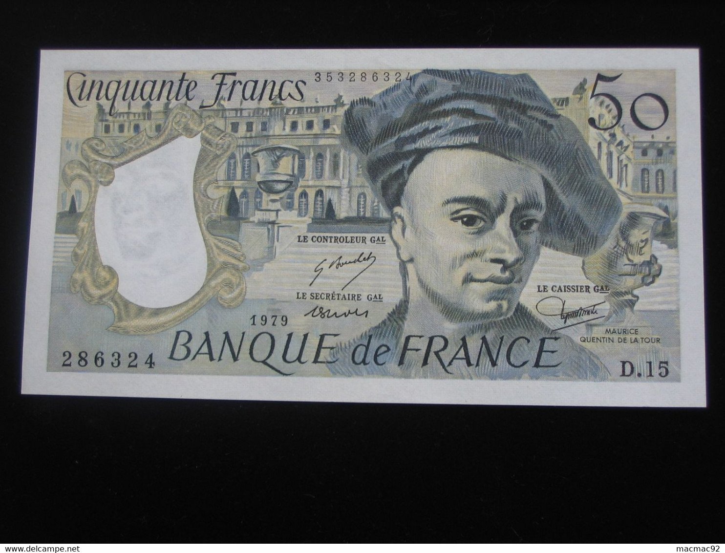 50 Cinquante Francs - QUENTIN DE LA TOUR  1979 -- ETAT  SPL  !  **** EN ACHAT IMMEDIAT **** - 50 F 1976-1992 ''Quentin De La Tour''