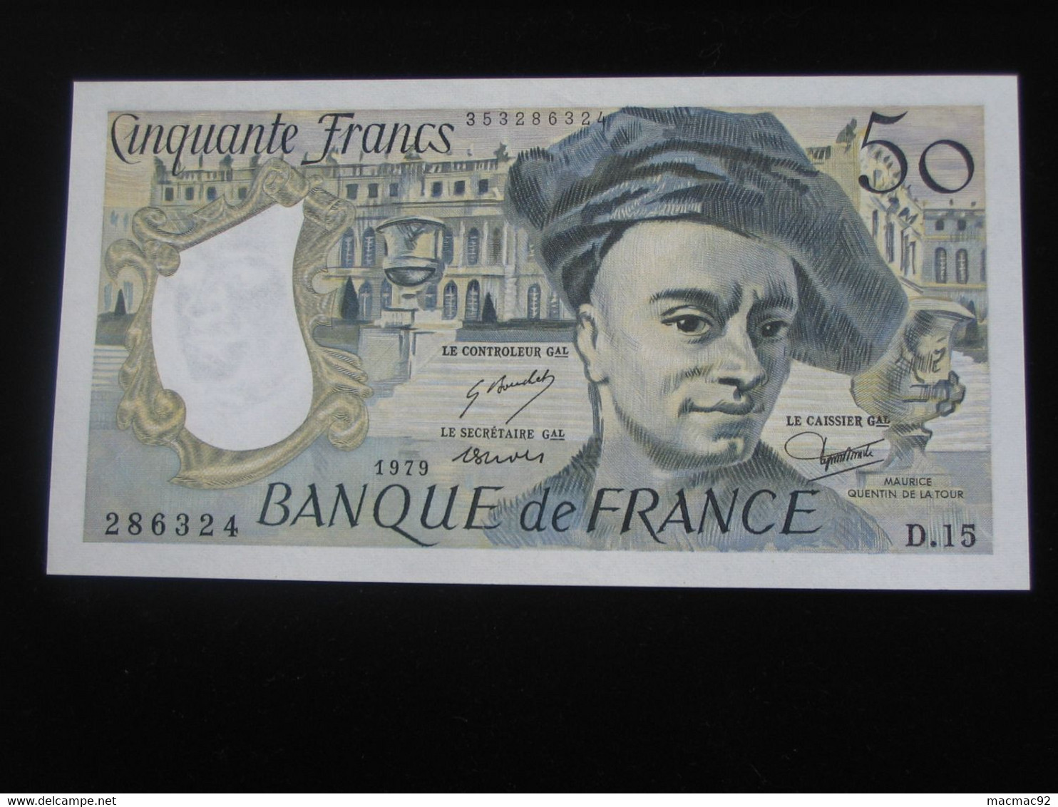 50 Cinquante Francs - QUENTIN DE LA TOUR  1979 -- ETAT  SPL  !  **** EN ACHAT IMMEDIAT **** - 50 F 1976-1992 ''quentin De La Tour''