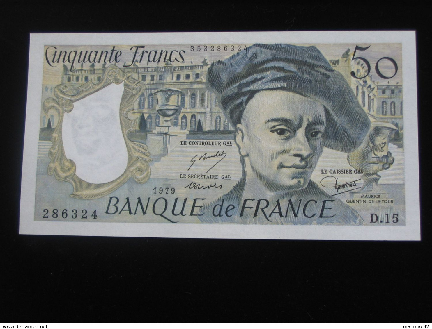 50 Cinquante Francs - QUENTIN DE LA TOUR  1979 -- ETAT  SPL  !  **** EN ACHAT IMMEDIAT **** - 50 F 1976-1992 ''Quentin De La Tour''