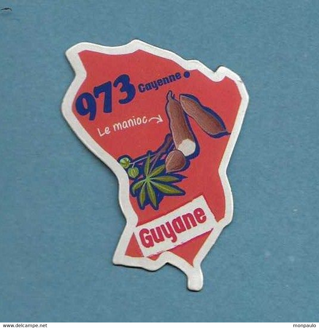 Magnets. Magnets "Le Gaulois" Départements Français. Guyane (973) (le Manioc) - Autres & Non Classés