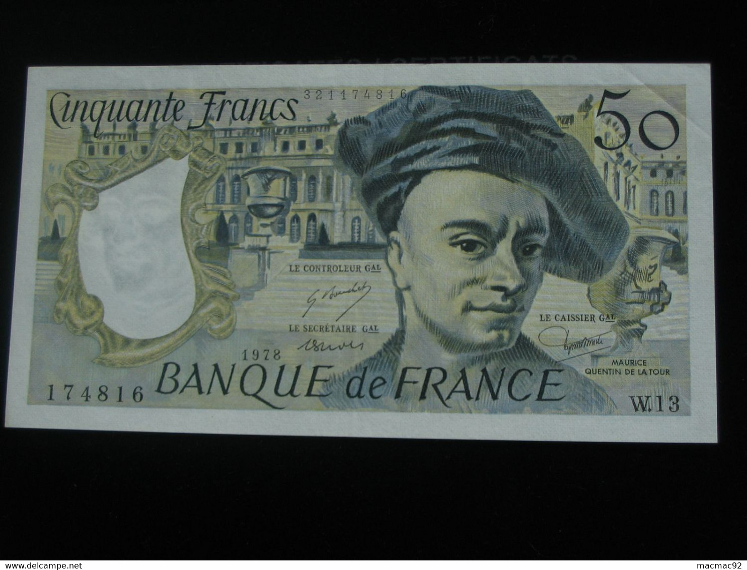 50 Cinquante Francs - QUENTIN DE LA TOUR  1978 --  Billet En SPL !!!  **** EN ACHAT IMMEDIAT **** - 50 F 1976-1992 ''Quentin De La Tour''