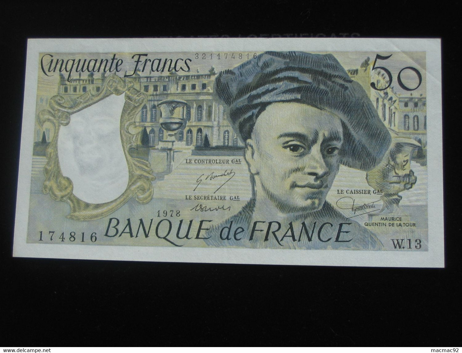 50 Cinquante Francs - QUENTIN DE LA TOUR  1978 --  Billet En SPL !!!  **** EN ACHAT IMMEDIAT **** - 50 F 1976-1992 ''Quentin De La Tour''