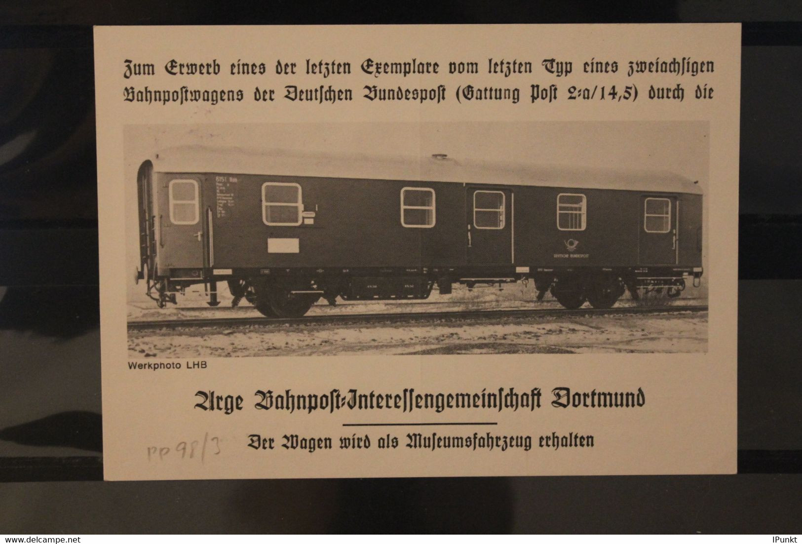 Deutschland 1978, Ganzsache Bahnpost , Zugstempel Hagen-Köln; Zug E644 - Privé Postkaarten - Gebruikt