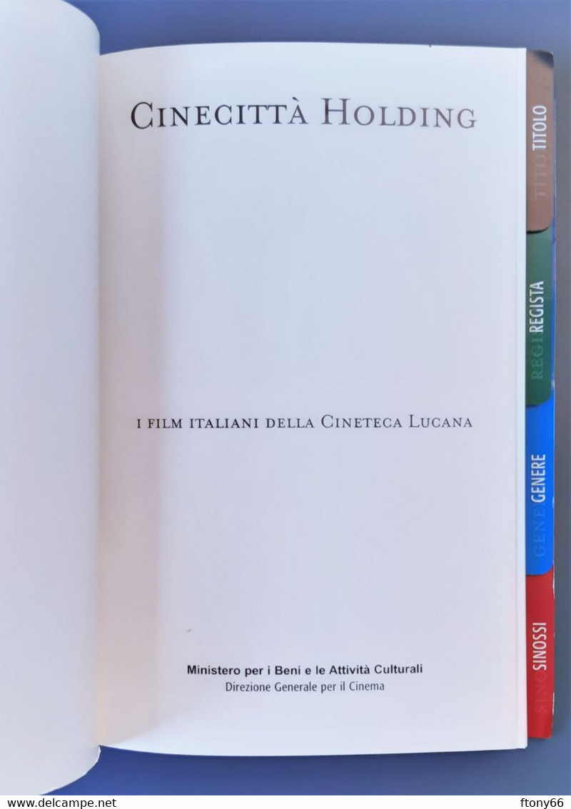 2003 CATALOGO CINECITTA' HOLDING - I FILM ITALIANI DELLA CINETECA LUCANA
