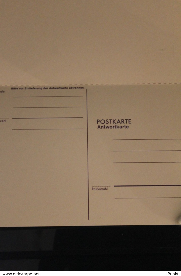 Deutschland, Ganzsache Postkarte Mit Antwortkarte, Ungebraucht - Privé Postkaarten - Ongebruikt