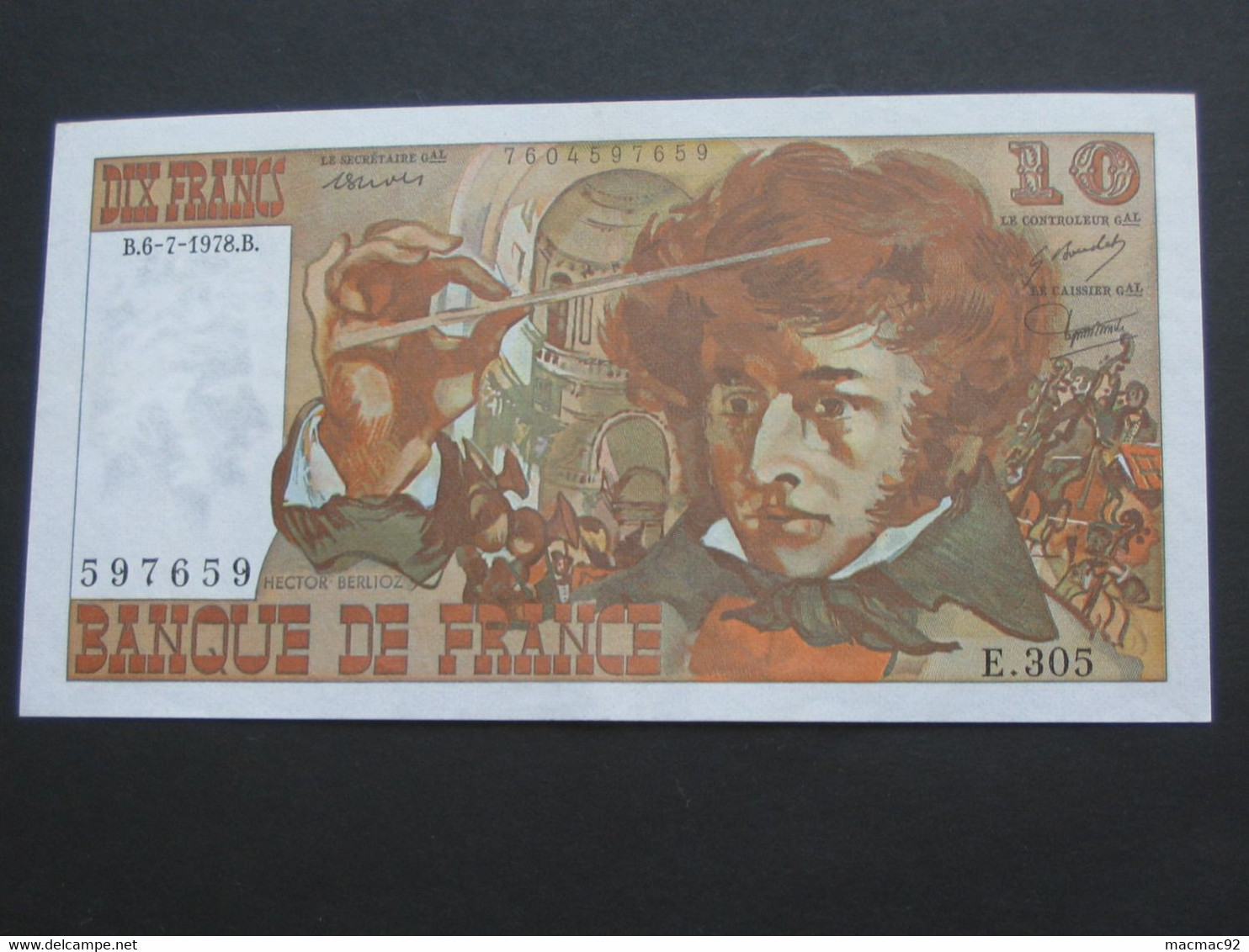 10 Dix Francs - BERLOZ  1978 - Billet Proche Du Neuf   **** EN ACHAT IMMEDIAT **** - 10 F 1972-1978 ''Berlioz''