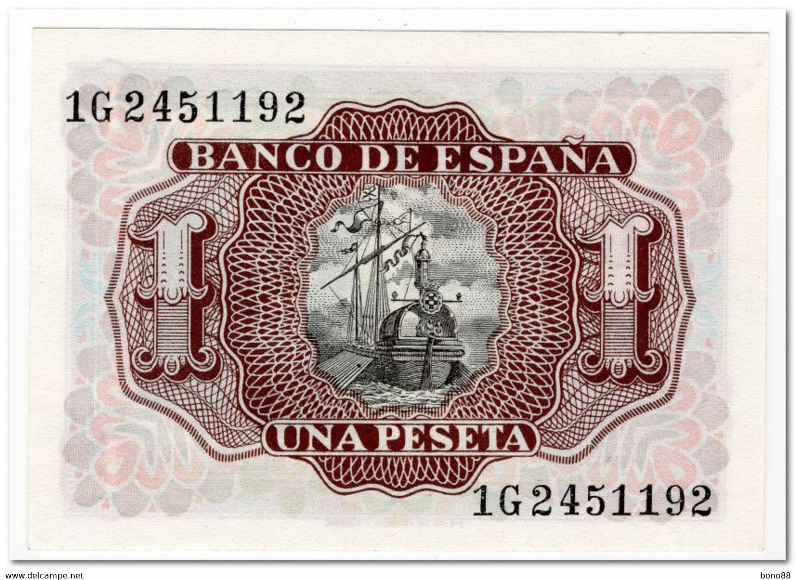 SPAIN,1 PESETA,1953,P.144,UNC - Haiti