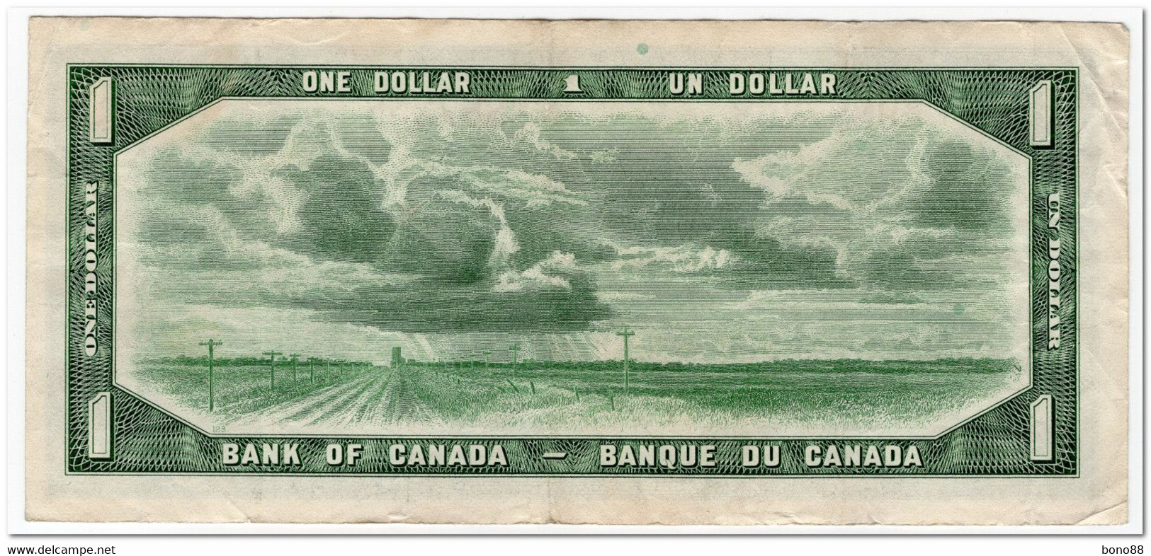 CANADA,1 DOLLAR,1954 (1961-1972)P.74b,VF - Jamaique