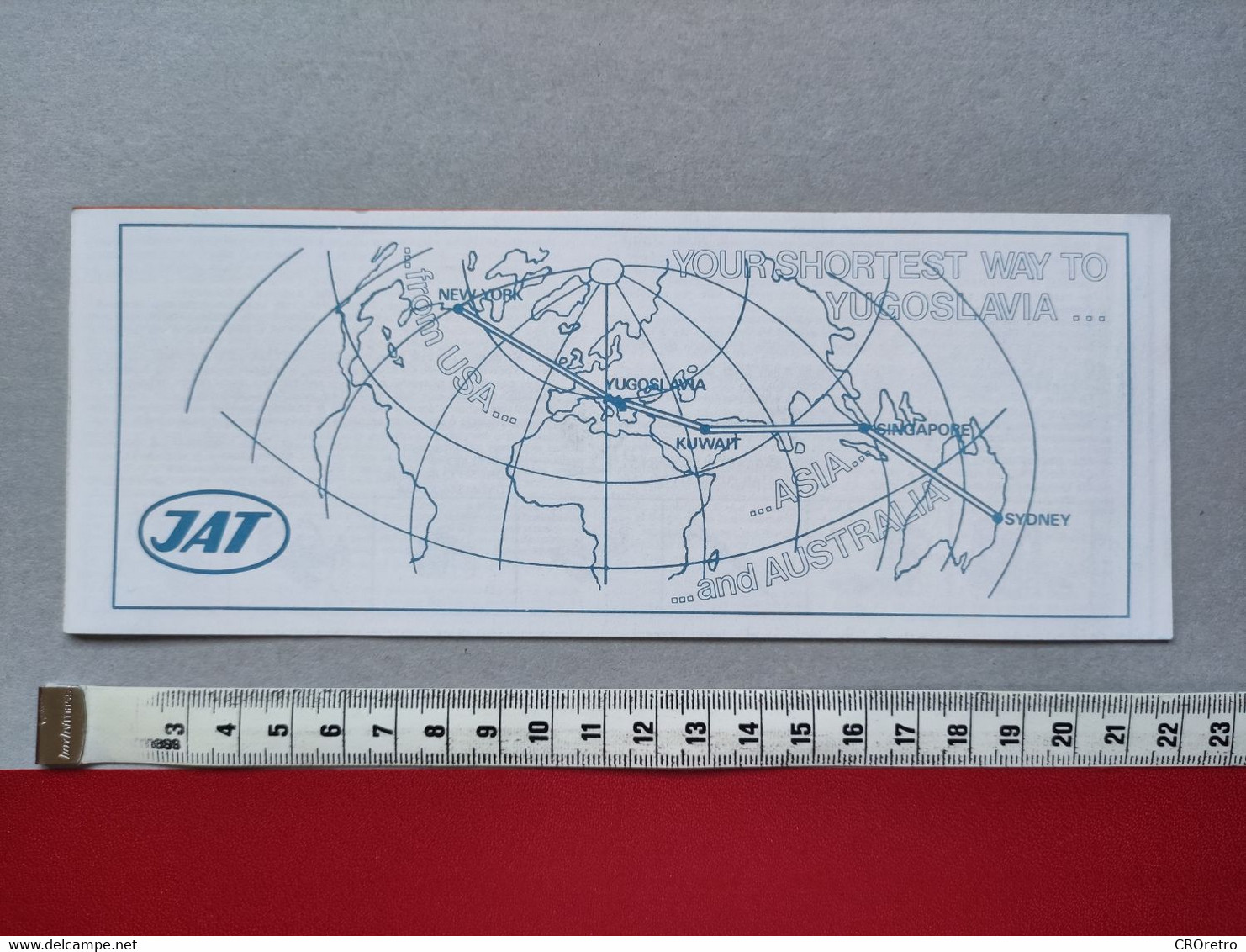 JAT - Airways Yugoslav Airlines, Passenger Ticket And Baggage Check 1979, Zagreb - Paris, Jugoslovenski Aerotransport - Tickets