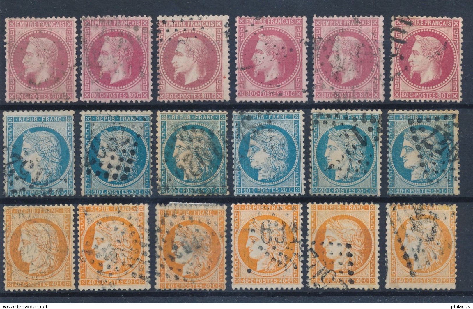 FRANCE - 39 SCANNS + DE 740 TIMBRES DONT CLASSIQUES + 1 LETTRE CLASSIQUE - COTE MINI CLASSIQUES : 1612€ - Collections