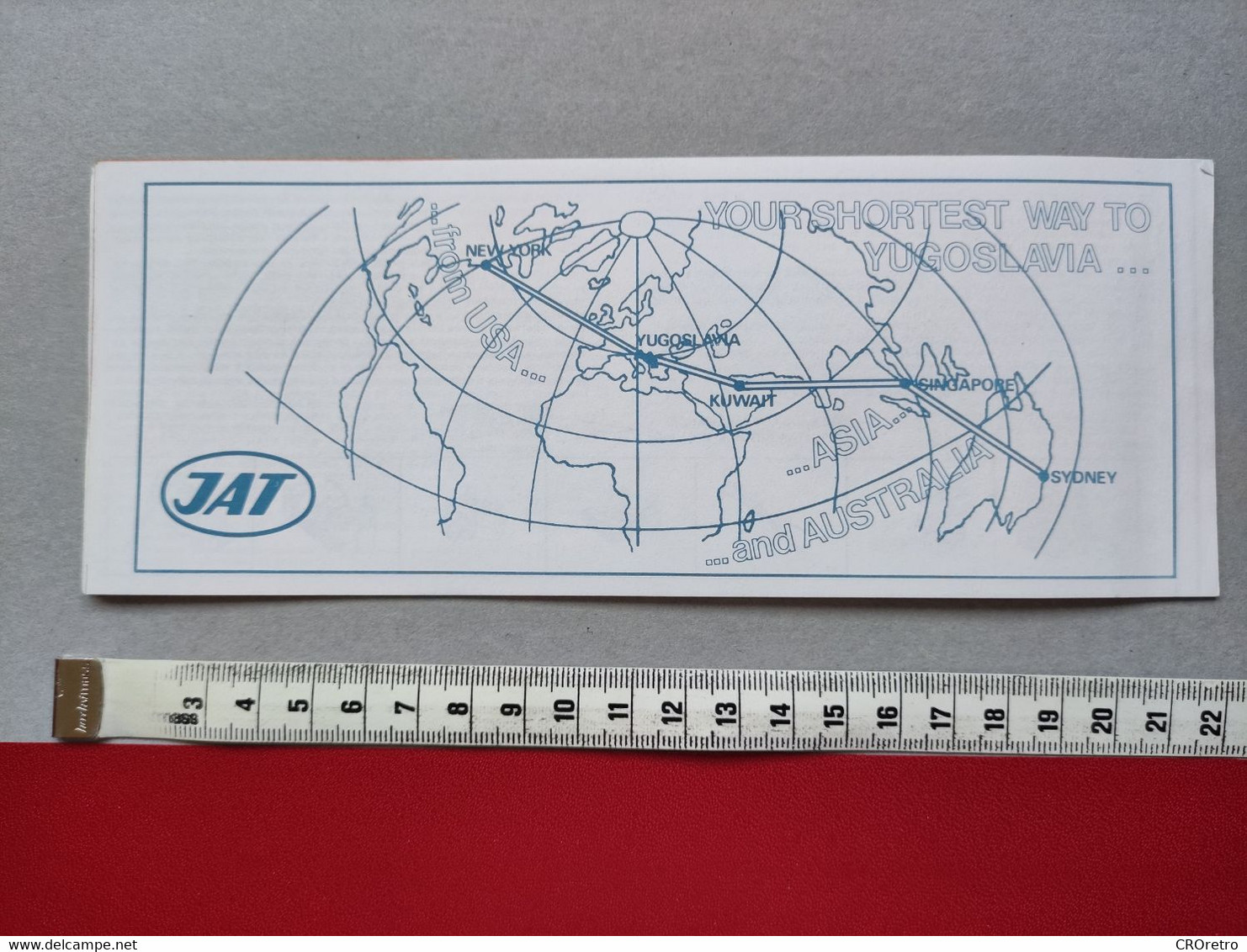 JAT - Airways Yugoslav Airlines, Return Passenger Ticket And Baggage Check 1979, Paris - Zagreb, Jugoslovenski Aerotrans - Tickets