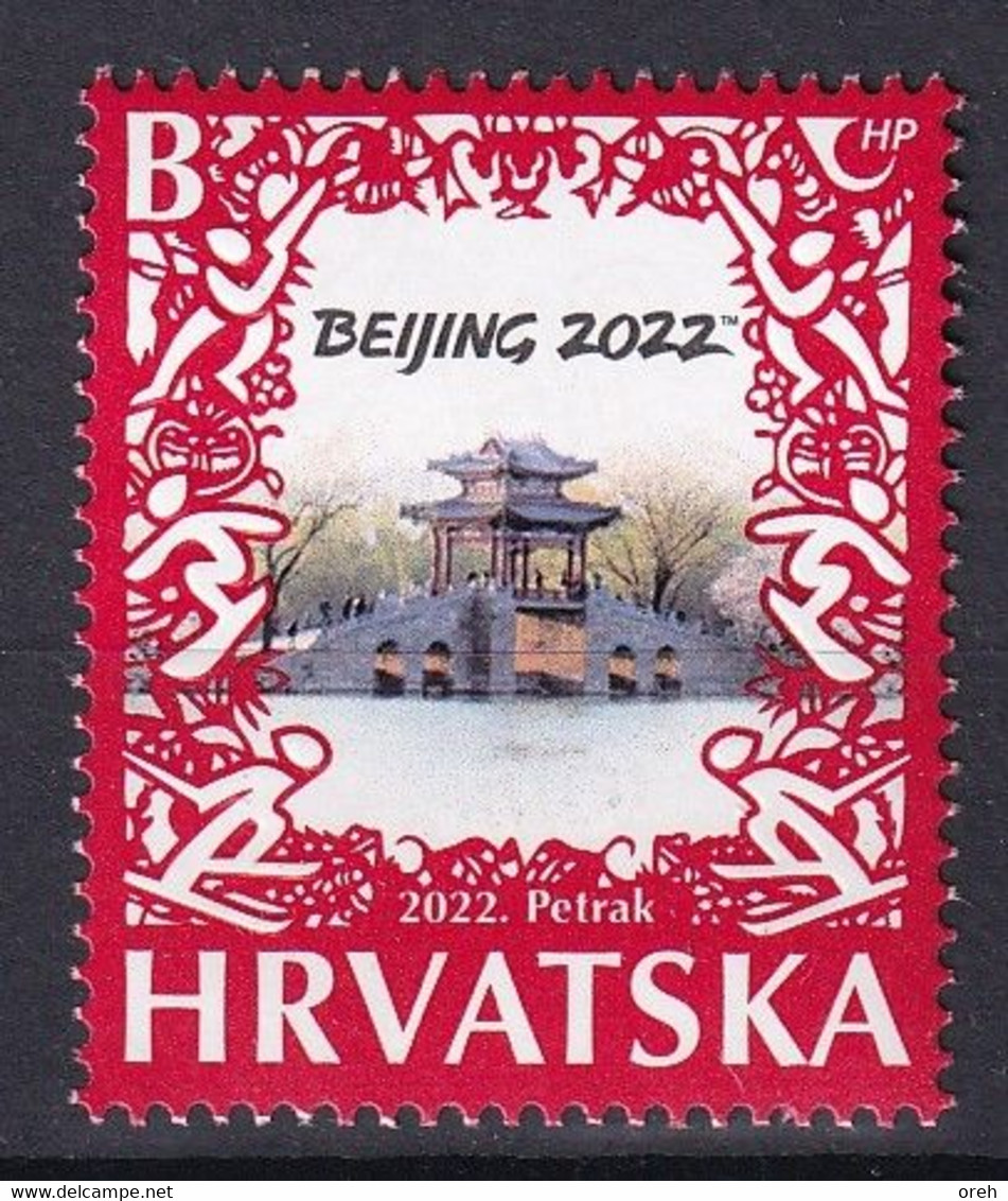 CROATIA,CROATIEN 2022,WINTER OLYMPIC GAMES  BEIJING, CHINA,,MNH - Invierno 2022 : Pekín