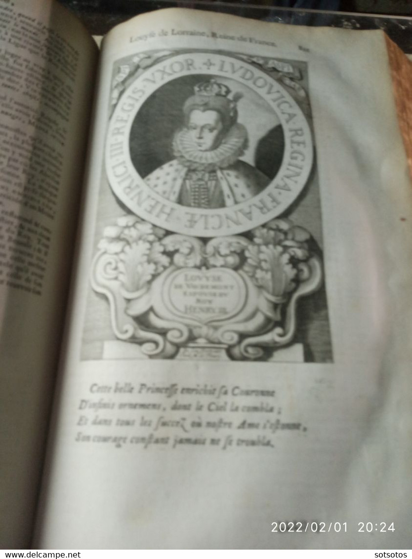 Histoire de France depuis Faramond jusqu'au règne de Louis le Juste par le sieur F. de Mézeray – Enrichie  de plusieurs