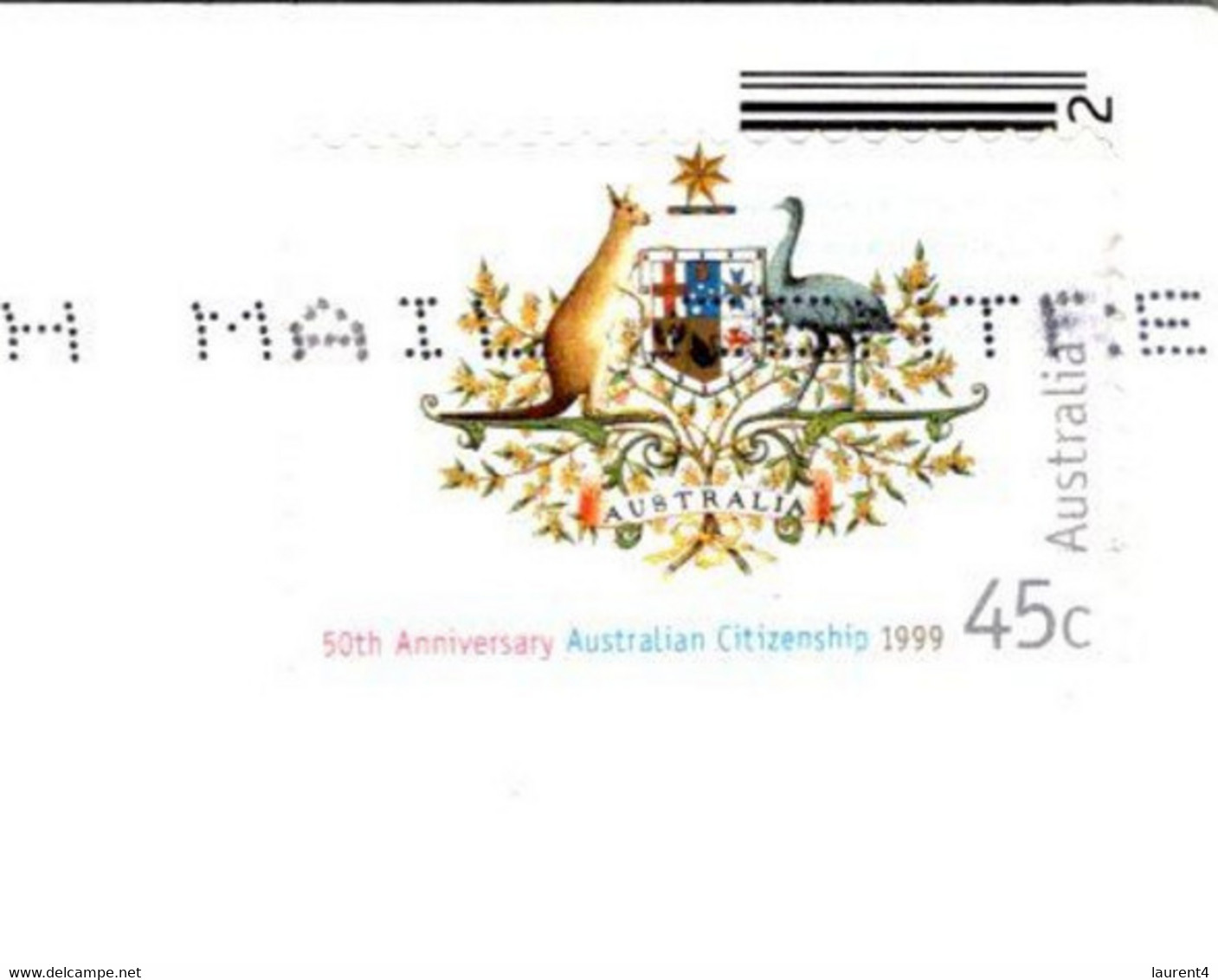 (2 F 28) Australia - WA - Perth Cottlesloe Beach (posted With Australia Crest Stamp) - Perth