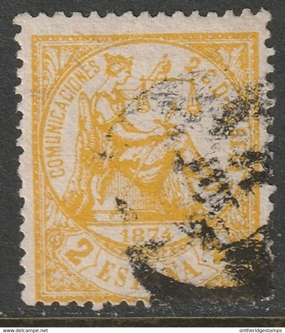 Spain 1874 Sc 201 Espana Ed 143 Yt 141 Used - Oblitérés