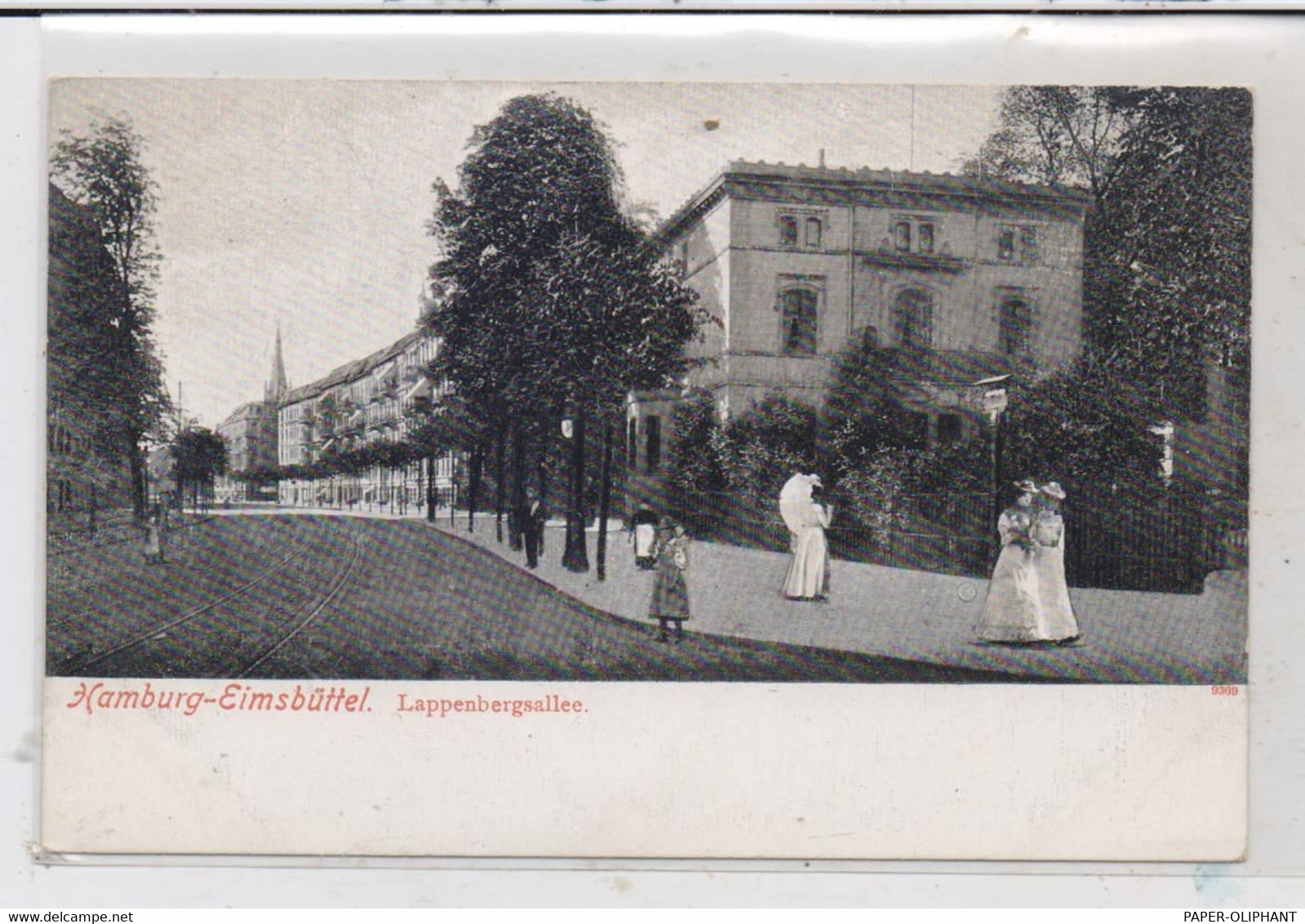 2000 HAMBURG - EIMSBÜTTEL, Lappenbergsallee, Ca. 1905 - Eimsbuettel