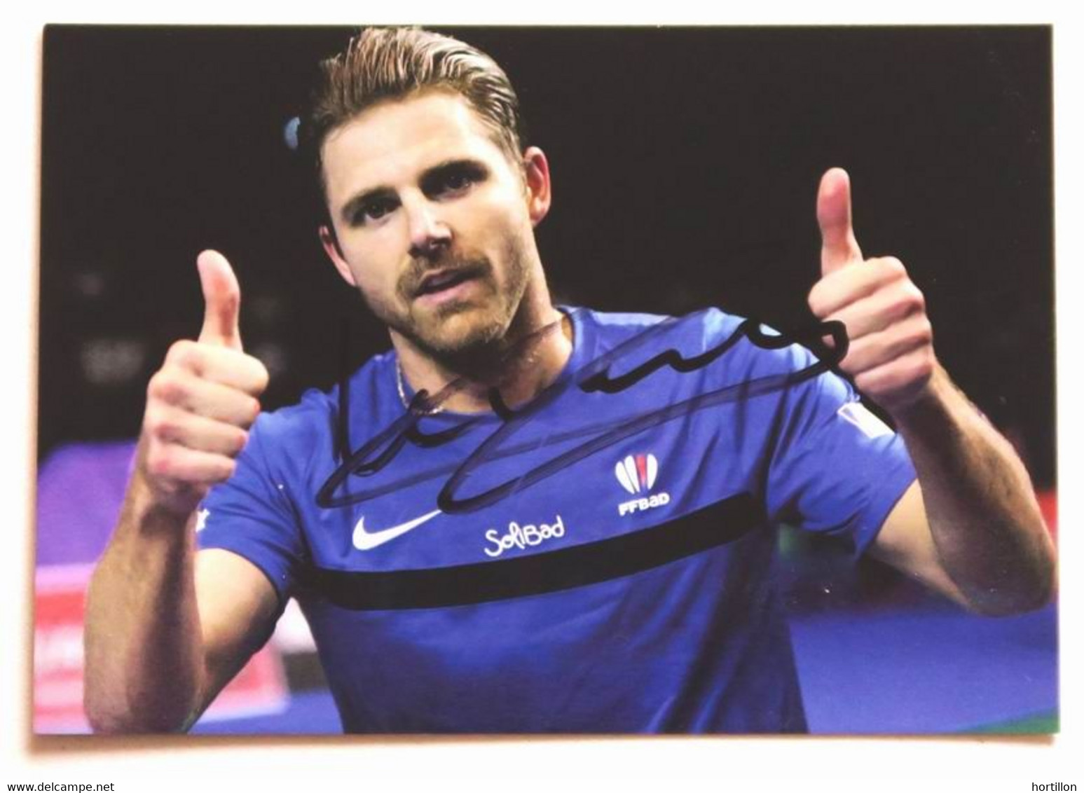 CPM Postcard Carte Postale FFBAD Volleyball Joueur BRICE LEDERVEZ Avec Autographe - Volleybal