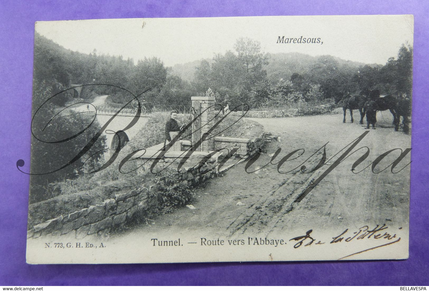 Maredsous Tunnel  N° 773 G.H. Anvers - Anhee