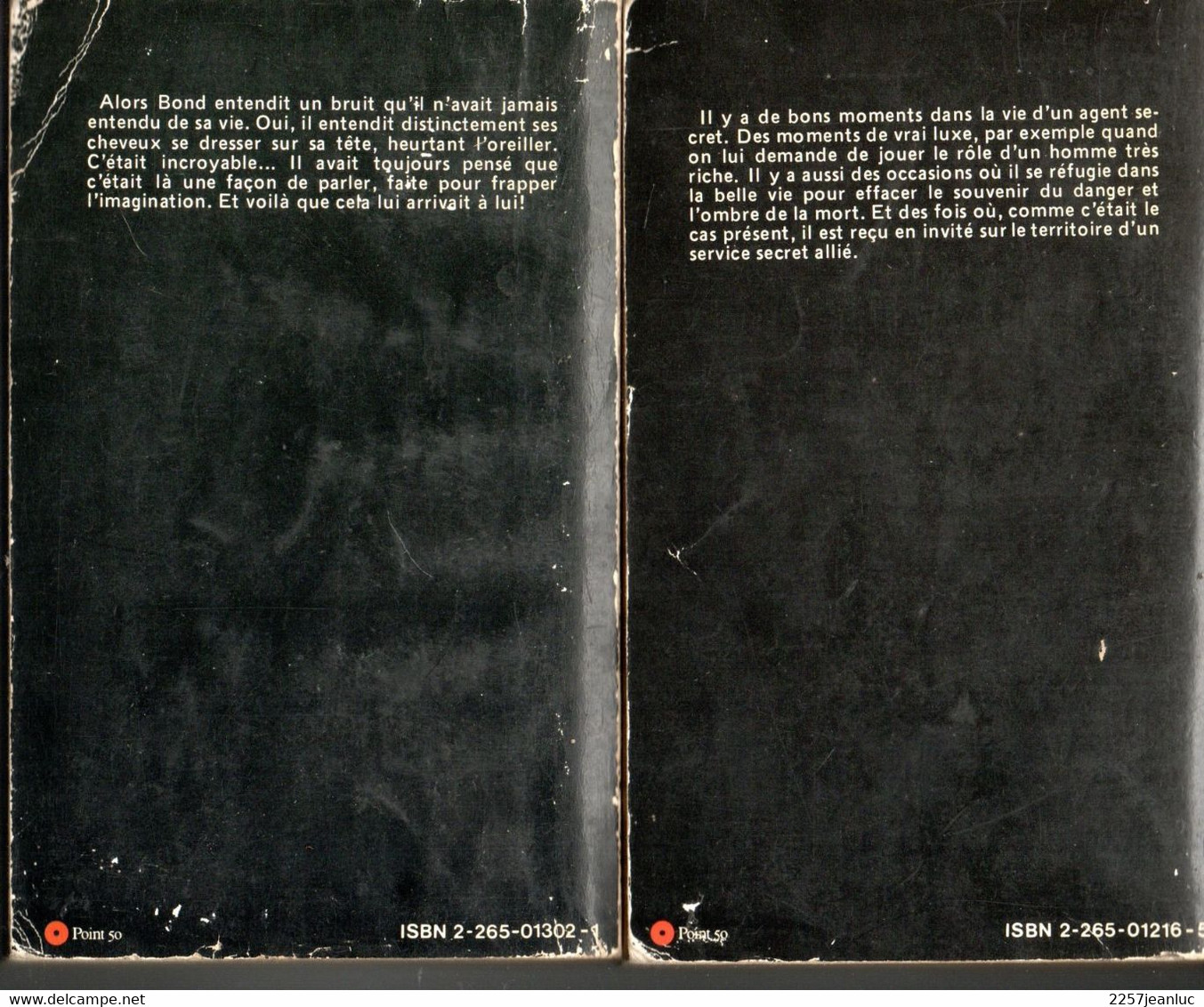 2 Romans Espionnage - Editions Fleuve Noir N: 3 & 5 - De Ian Fleming  Jammes Bond 007 éditions 1980 - Fleuve Noir