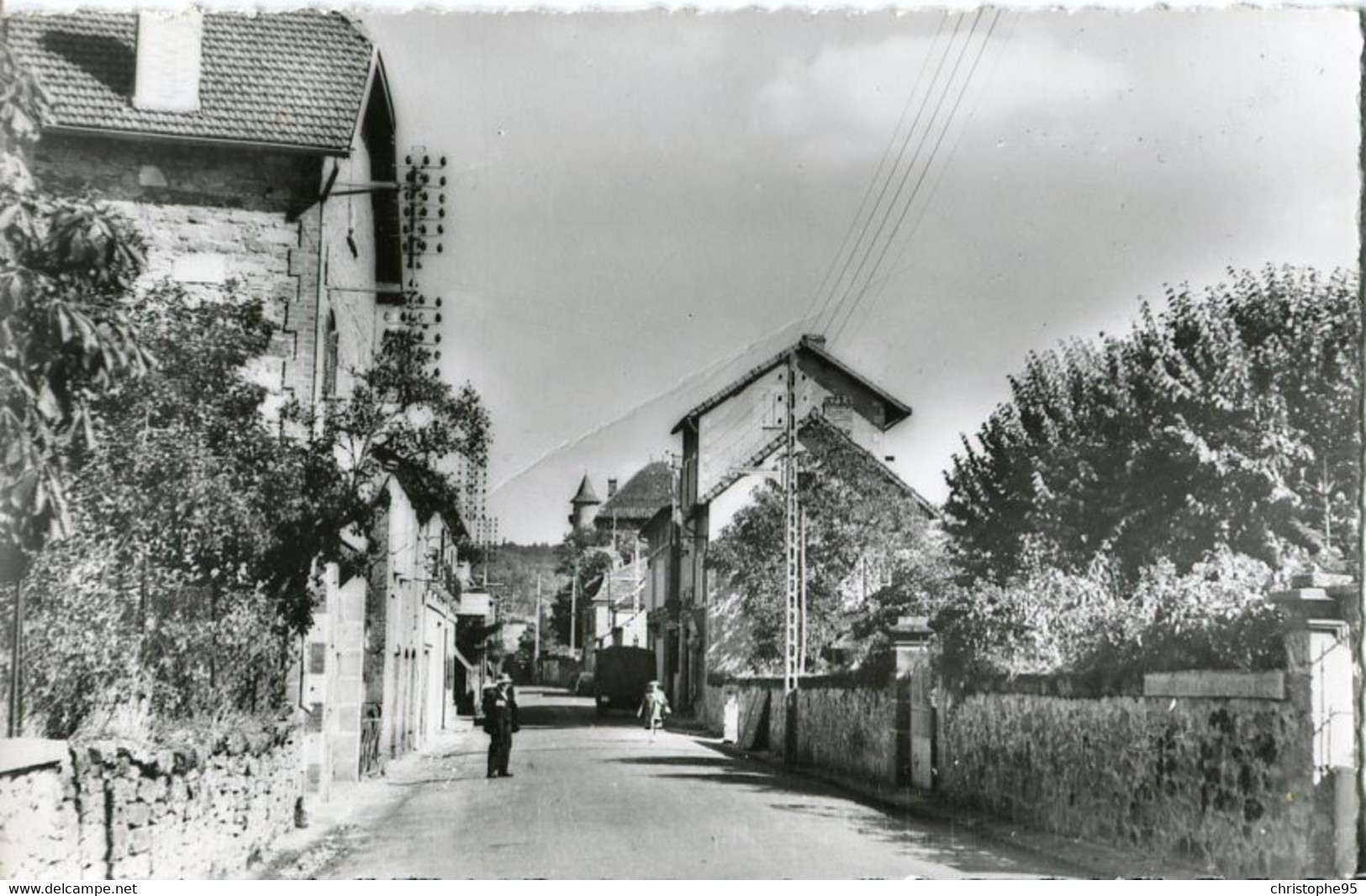 46.n° 24396. Lacapelle Marival . Rue De La Gendarmerie. Cpsm. - Lacapelle Marival