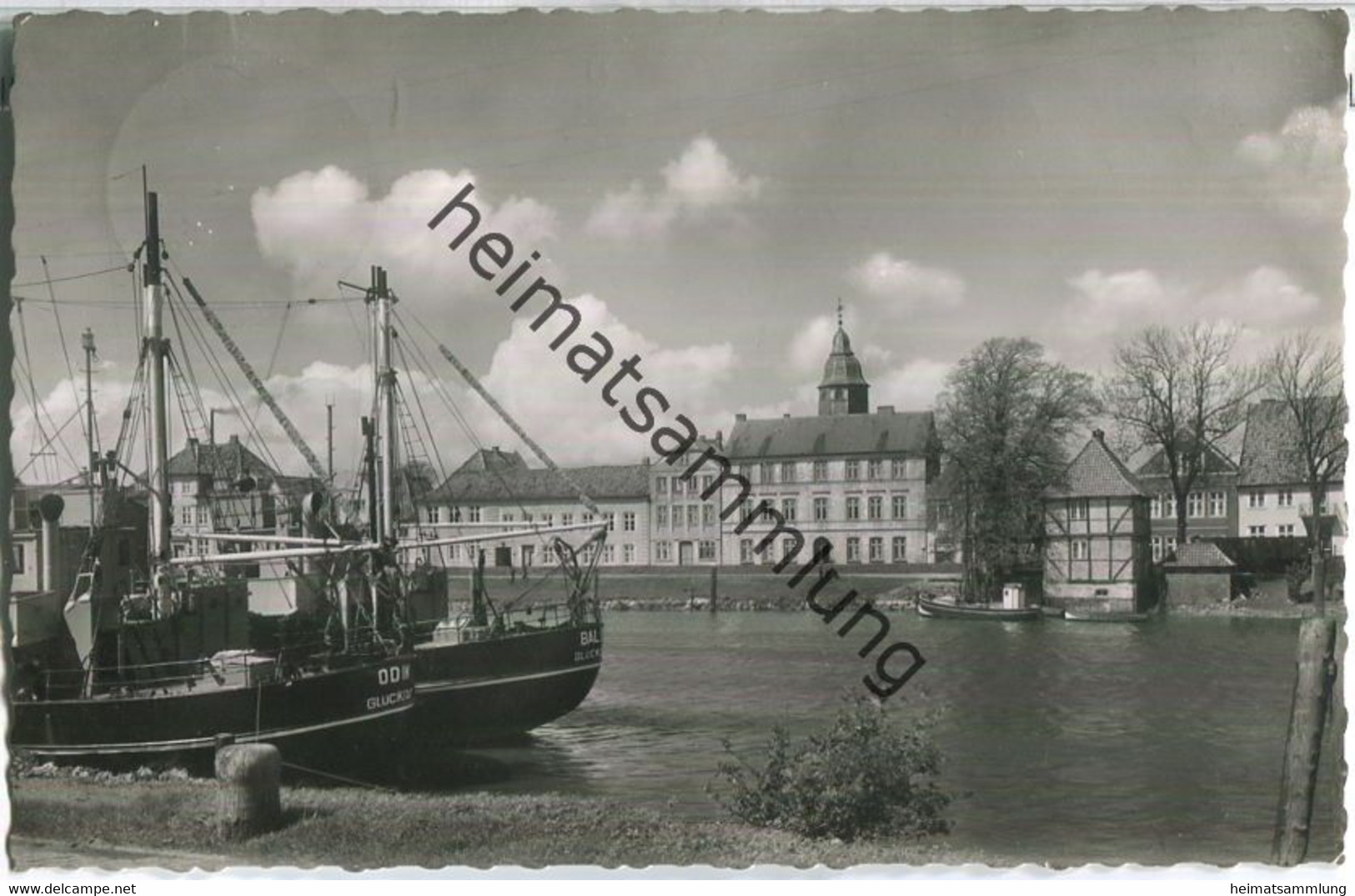 Glückstadt - Innenhafen - Foto-Ansichtskarte - Verlag Friedrich Henze Glückstadt - Glückstadt