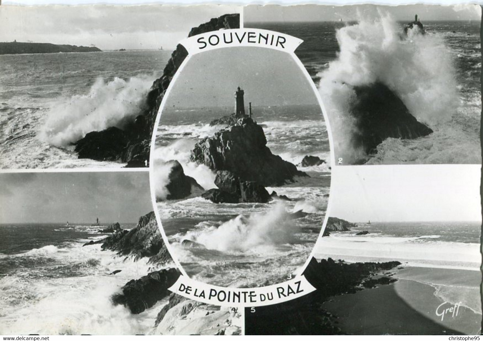 29.n° 24404. Plogoff . Souvenir De La Pointe Du Raz. Vue D Ensemble. Cpsm. - Plogoff