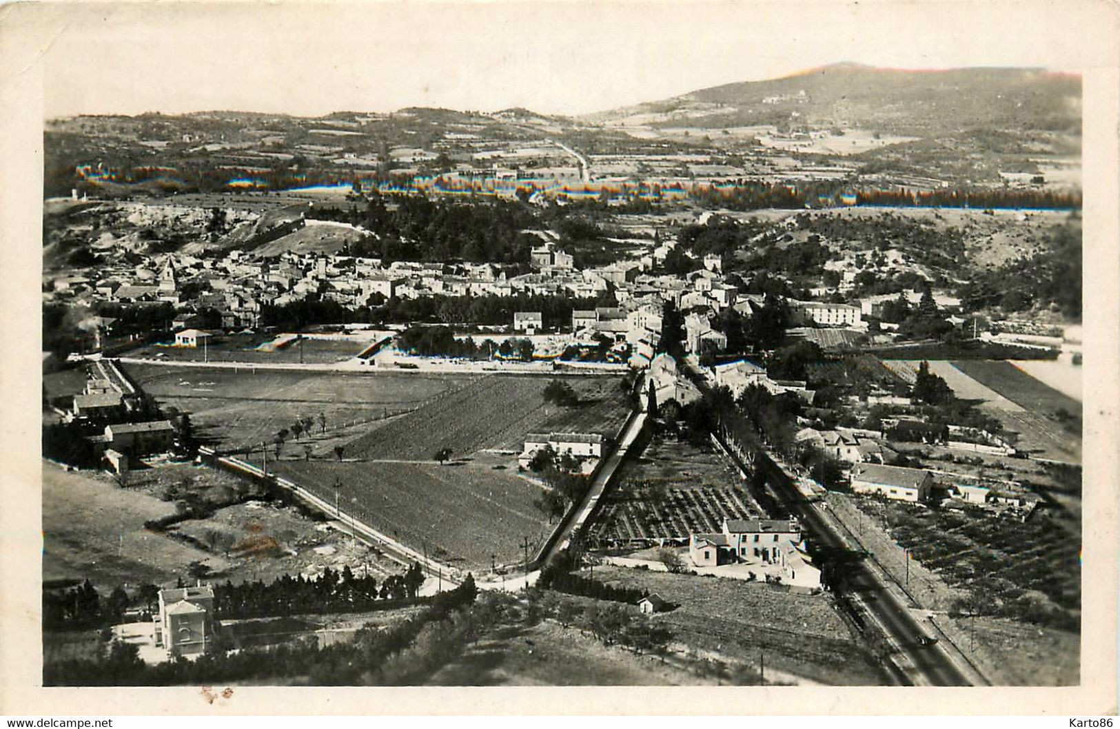 Donzère * Vue Générale Aérienne Du Village - Donzere