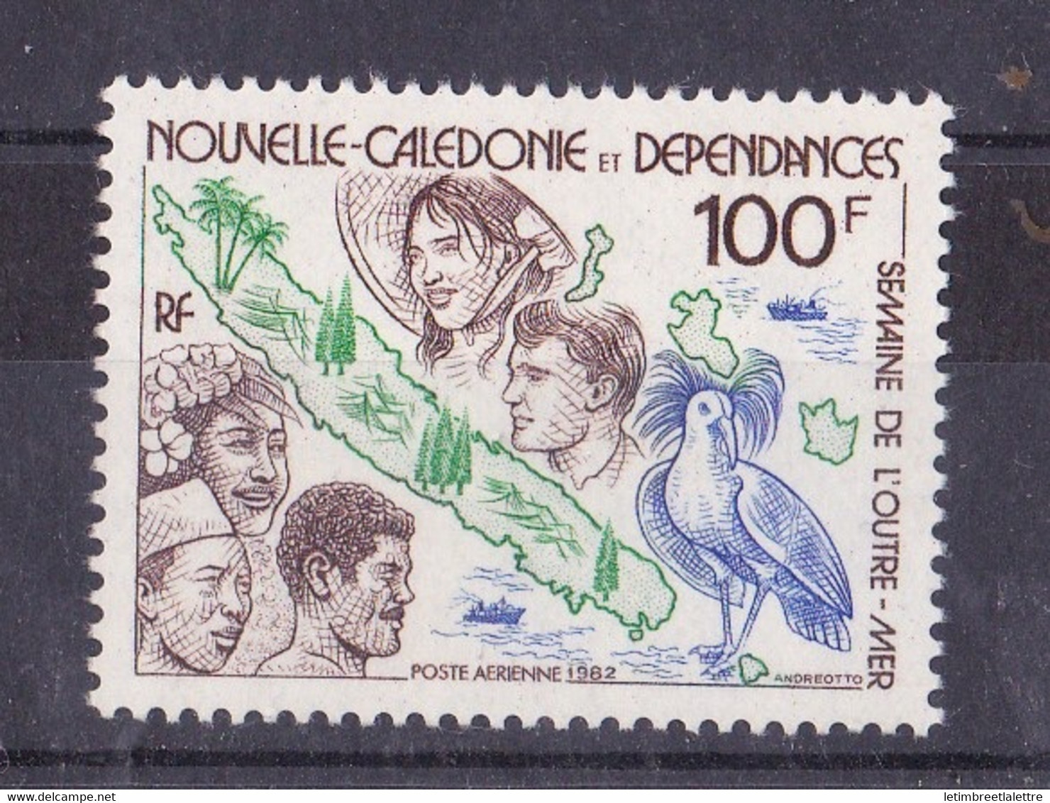 ⭐ Nouvelle Calédonie - Poste Aérienne - YT N° 226 ** - Neuf Sans Charnière - 1962 ⭐ - Neufs
