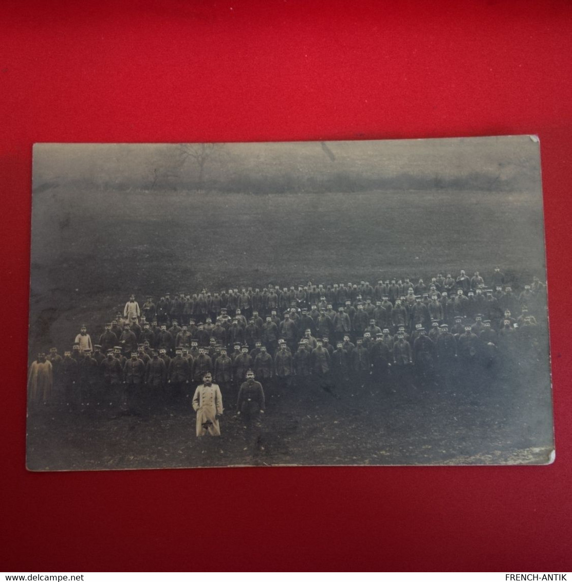 CARTE PHOTO SOLDAT CACHET BRIGADE ERSATZ BATAILLON N°84 - War 1914-18