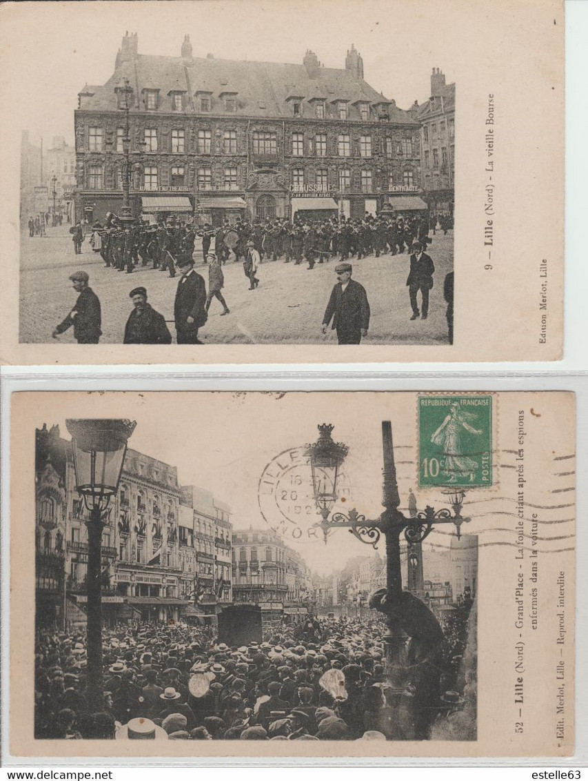 Lille Merlot N° 9 Et 52    2 Cartes - Lille