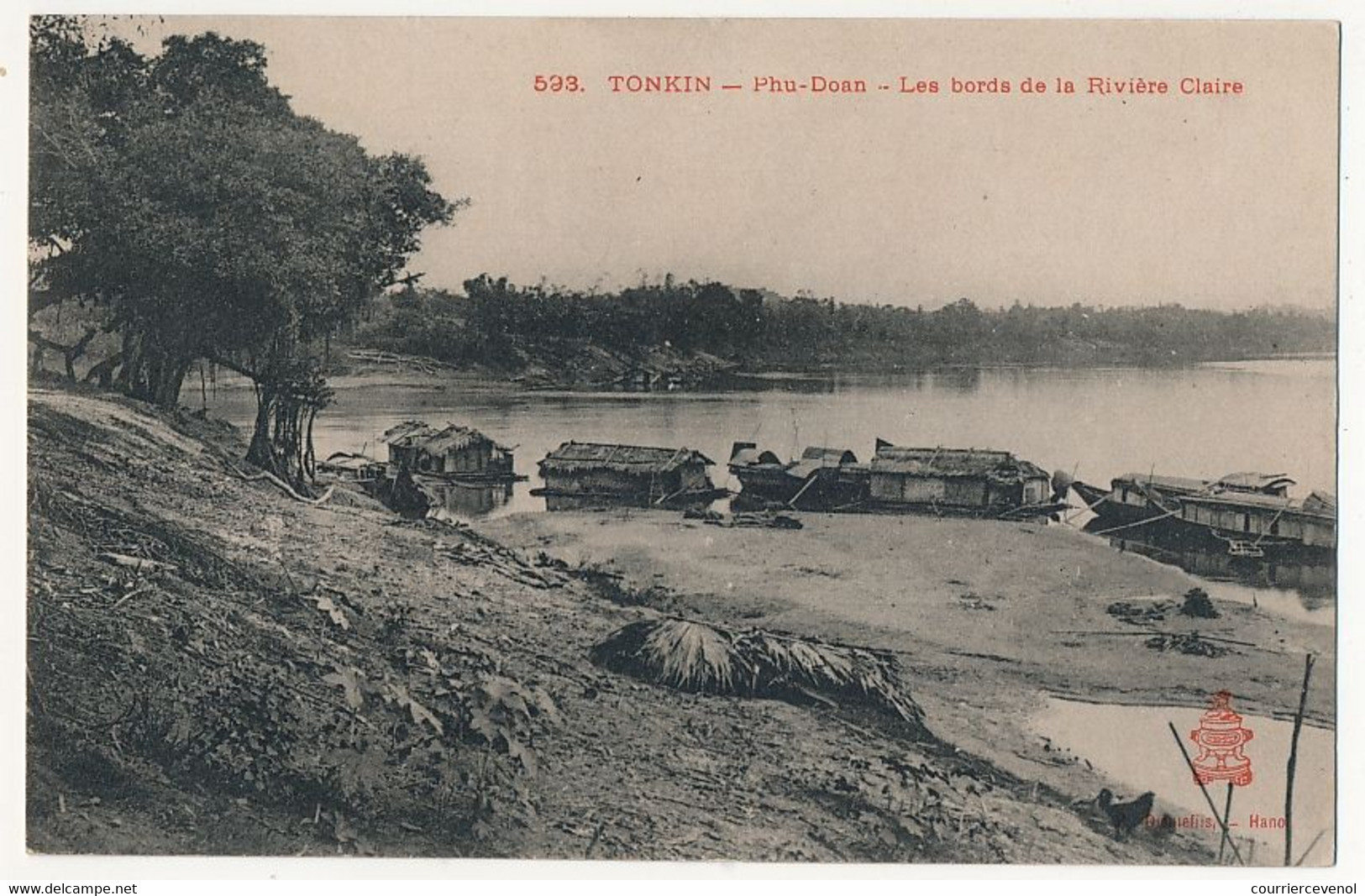 CPA - TONKIN - PHU-DOAN - Les Bords De La Rivière Claire - Vietnam