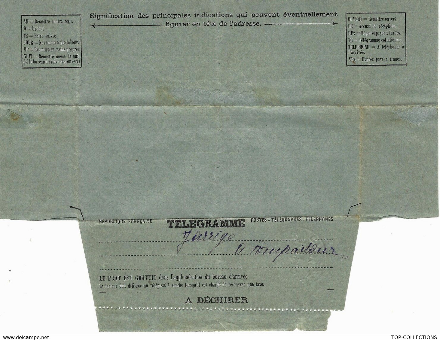 LOT DE 2 TELEGRAMMES  BRUXELLES  ET BOURGES Pour Arnac  Pompadour Corrèze 1949  VOIR SCANS - 1921-1960: Modern Period