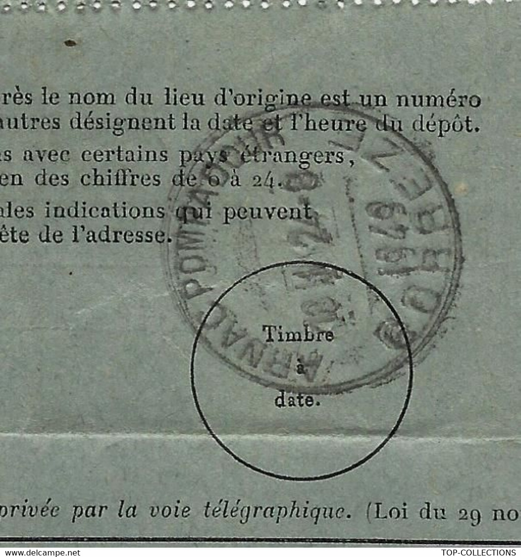 LOT DE 2 TELEGRAMMES  BRUXELLES  ET BOURGES Pour Arnac  Pompadour Corrèze 1949  VOIR SCANS - 1921-1960: Période Moderne