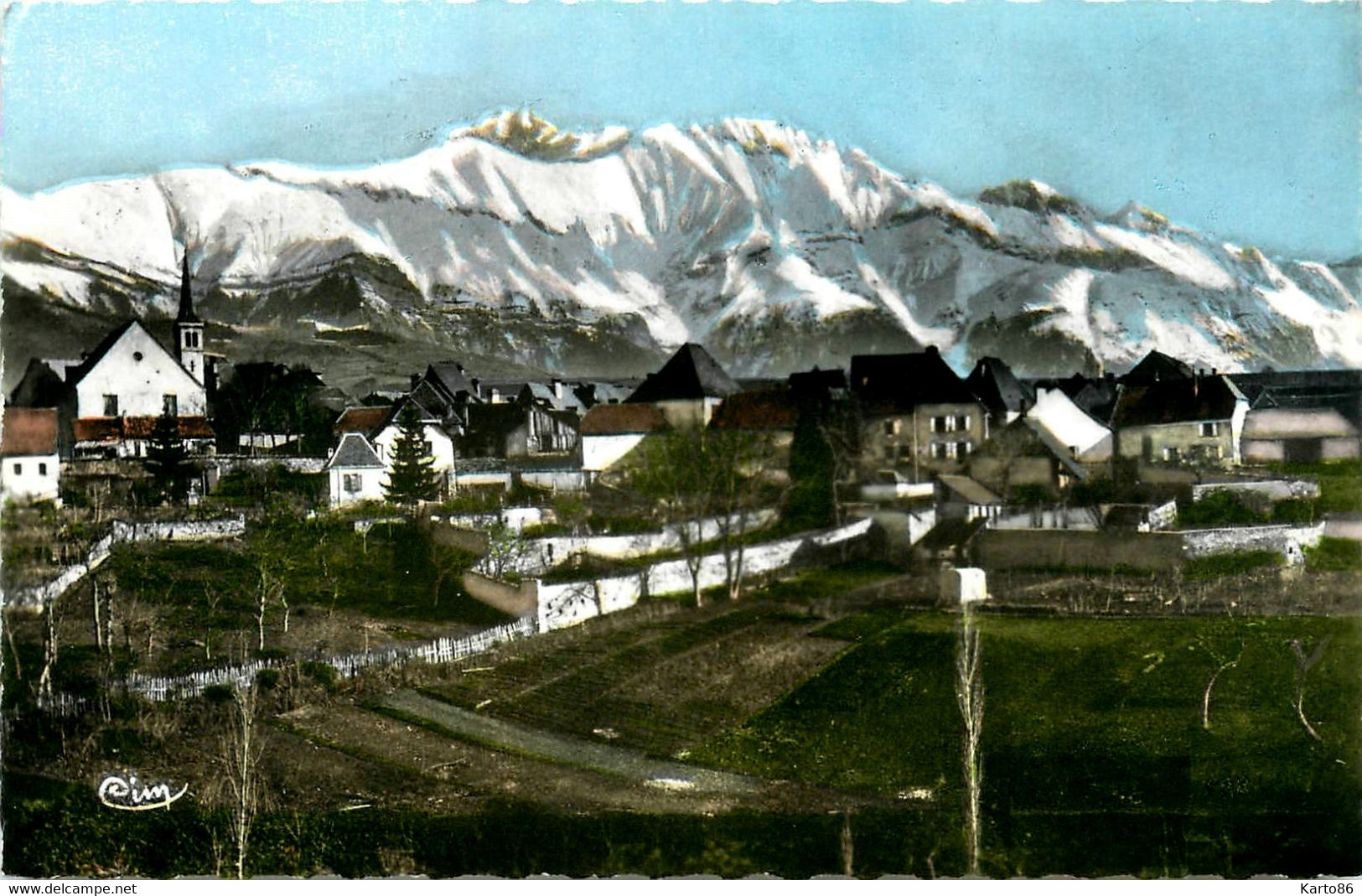 Mens * Vue Générale Du Village Et L'obiou - Mens