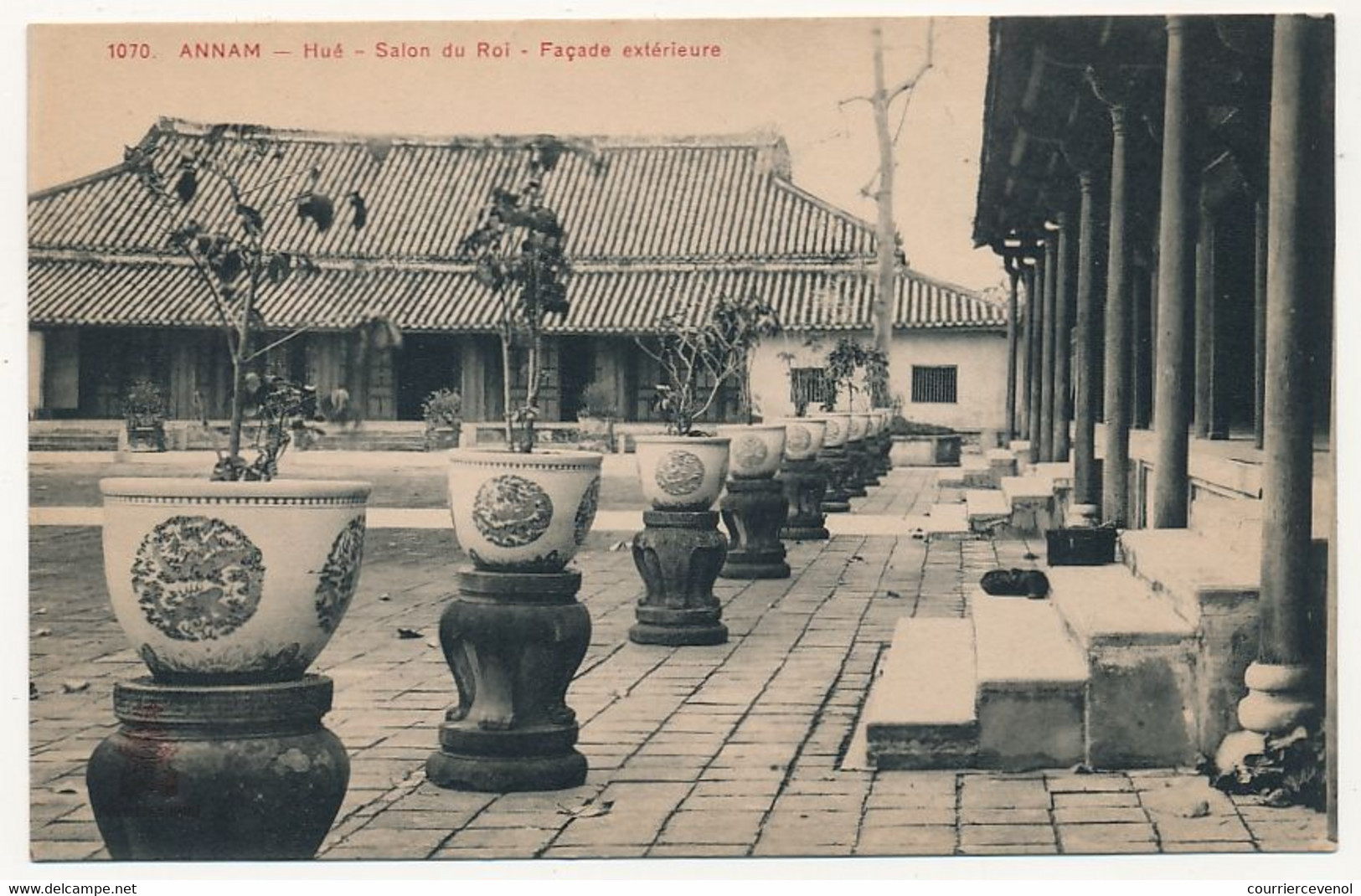 CPA - ANNAM - Hué - Salon Du Roi, Facade Extérieure - Vietnam