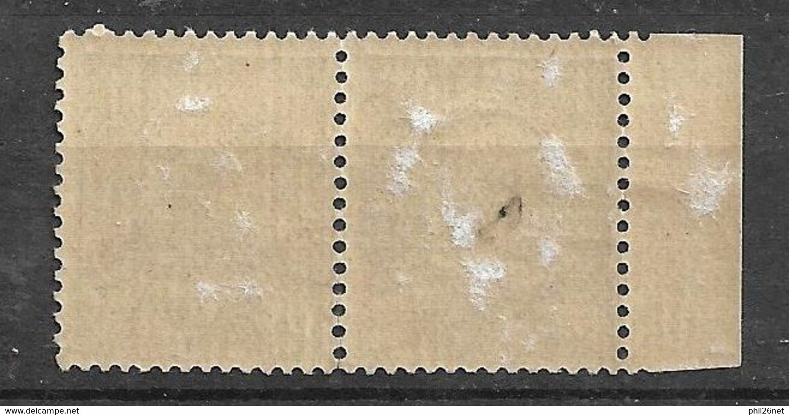 France N°718A Paire Avec Petite Variété Signature  Absente  Neufs  *  B/TB Voir Scans   - Ungebraucht