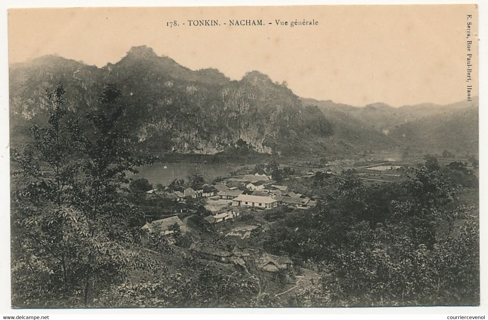 CPA - TONKIN - NACHAM - Vue Générale - Vietnam